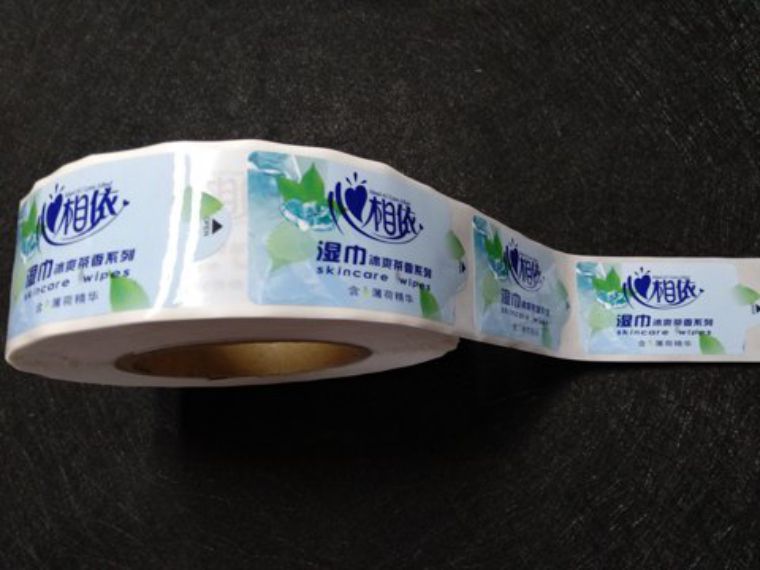濕巾標(biāo)簽貼紙印刷