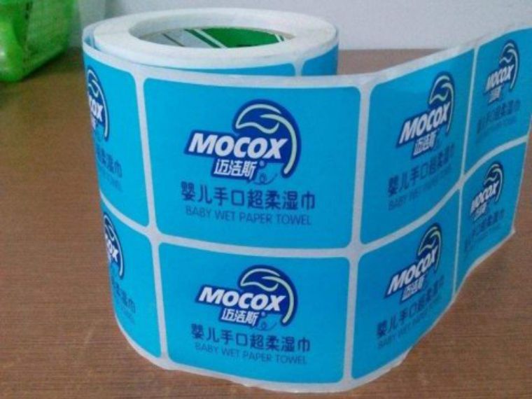 濕巾標(biāo)簽貼紙印刷