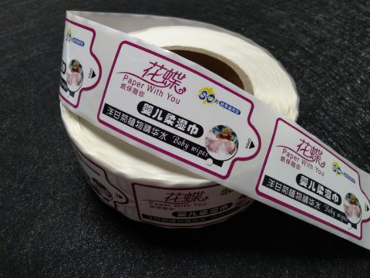 濕巾標(biāo)簽貼紙印刷