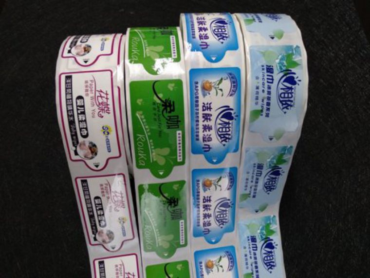 濕巾標(biāo)簽貼紙印刷